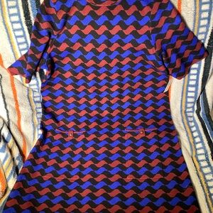 The Annalise Mock-Neck Mini Sweater Dress by Maeve Plus 1X